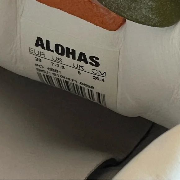 Alohas TB.490 RIFE ORANGE LEATHER SNEAKERS - Picture 11 of 13